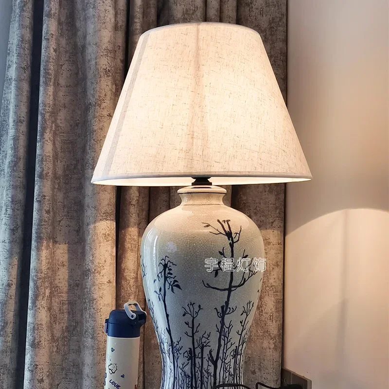 Table lamp lampshade shell cover round E27E14 linen lampshade wall lamp floor lampshade fabric DIY replacement