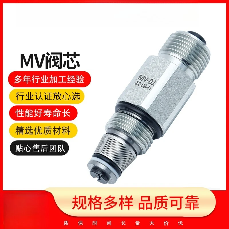 2PCS Manual Spool Pressure Valve Relief / RV Check Valve CV MV-01 02 03