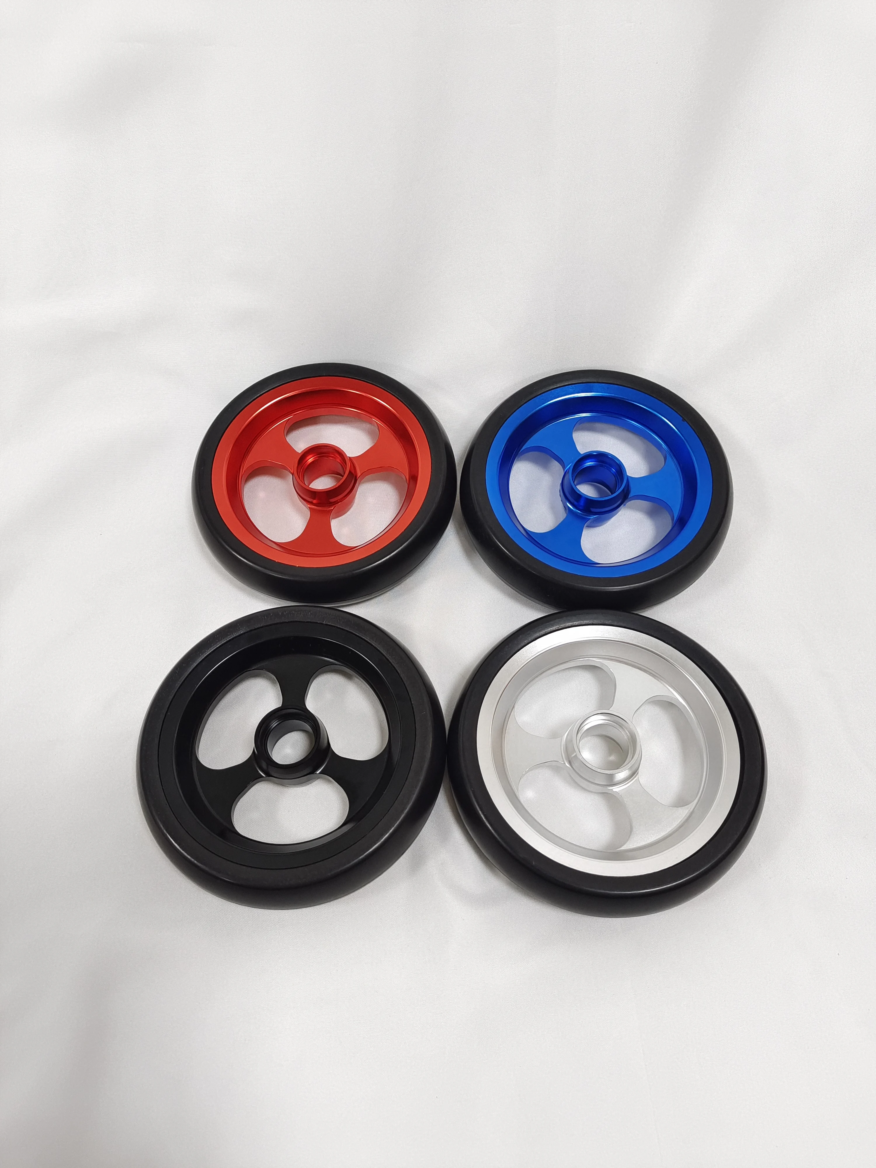 Stroller Sport Wheelchair Wheel Accessories Small Wheel 5 Inches Outer Diameter 97.62mm, Inner Diameter 64.75mm