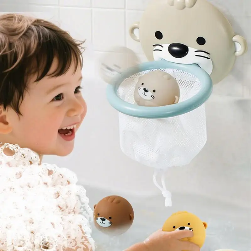 Giocattoli da bagno per bambini Famiglia di animali Vasca galleggiante Giocattolo per neonati Gioco interattivo d'acqua Animali galleggianti per piscina da bagno Spiaggia