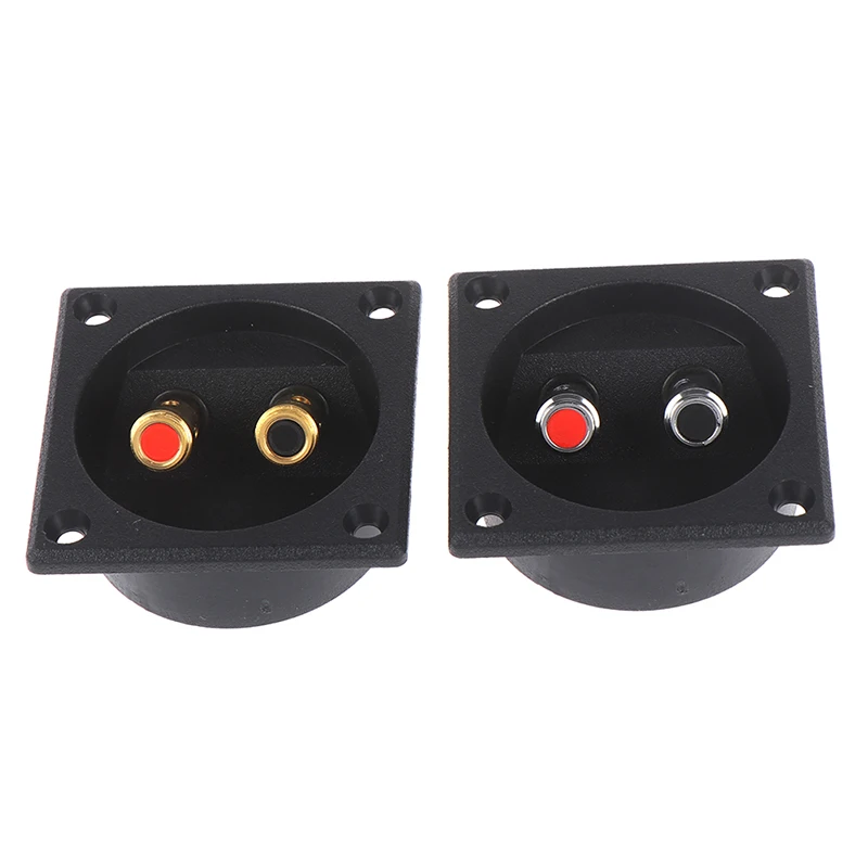 1Pc 50mm Round Cup Subwoofer Plug Car Stereo Speaker Box Terminal Connector