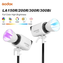 Godox  LED Lights LA150R LA200R LA300R LA300Bi Full-color RGB 1800K-10000K Bowens Mount Photographic Lighting for Live Streaming