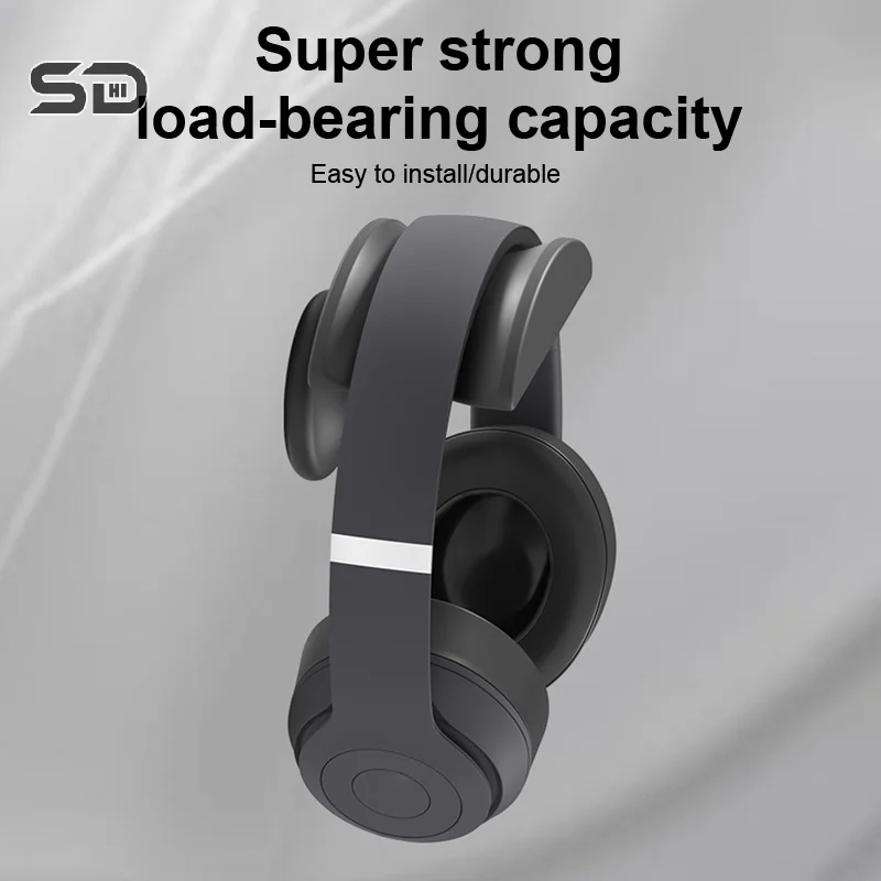 Universal Headphone Stand Wall Mounted Headset Holder Under Desk Gaming Earphone Mount For Airpods Max Beats Bose Display Rack