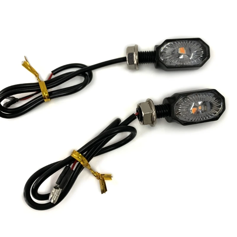 

Motorcycle-Side Mirrors LED Turn Light Sequential Flowing 2pcs