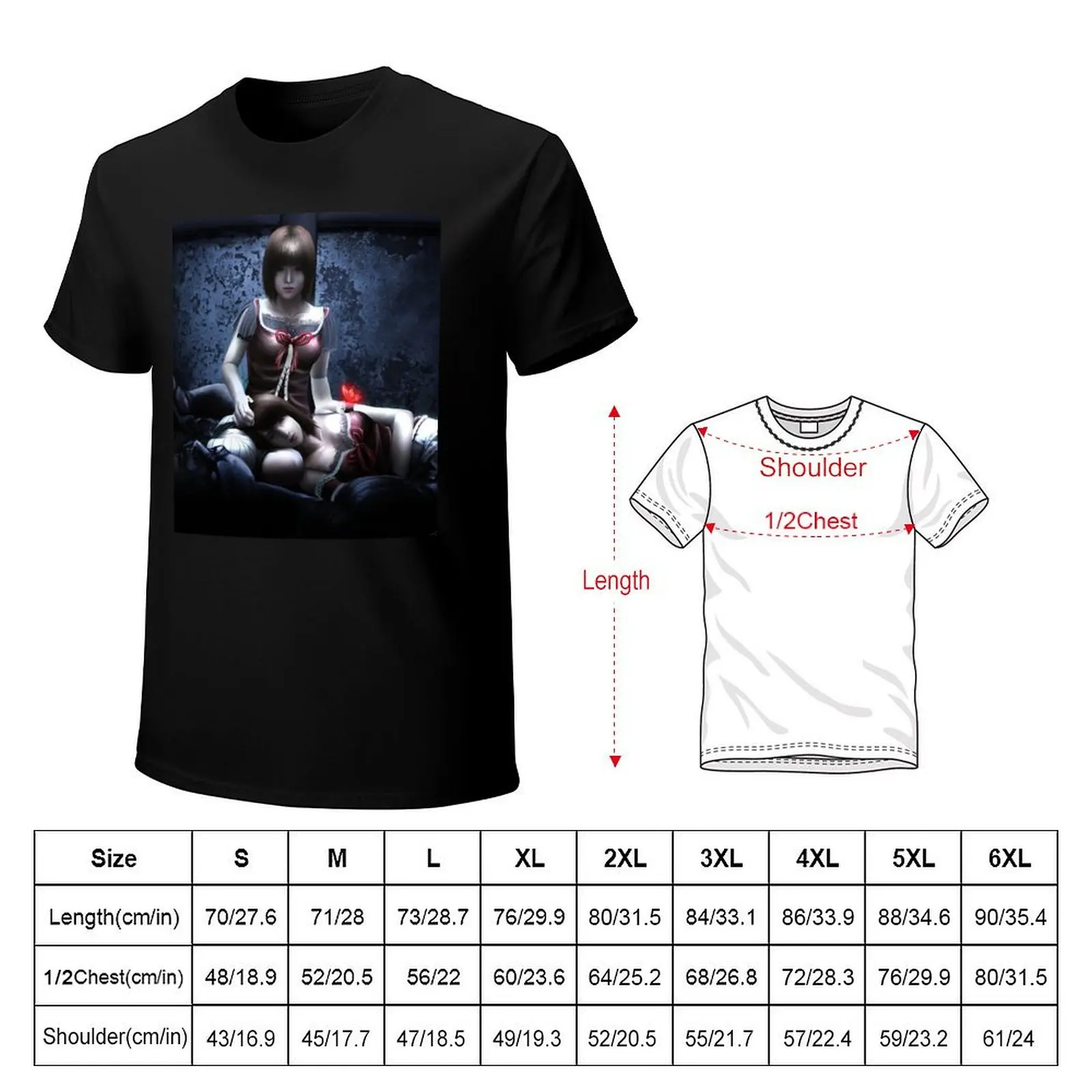 Always Be Togheter - Fatal Frame T-Shirt Basic Casual Wear Short Sleeve Top