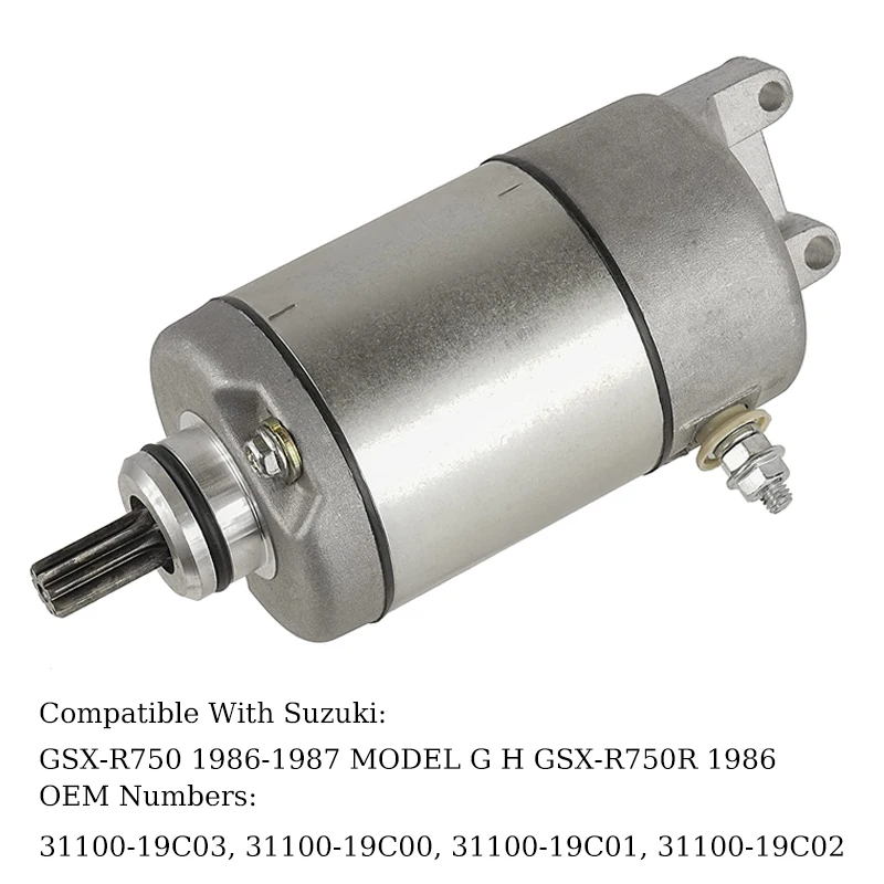 New Starter For 2007-2014 Suzuki Kingquad 450 LT-A450X, 450X, LT-A500, 31100-11H00, 3110011H00, SMU0421, 41054110