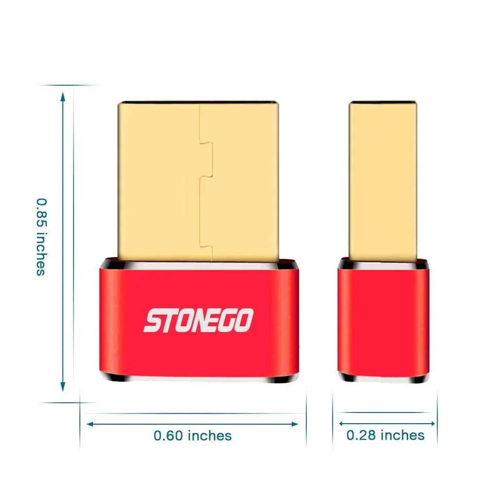 Adattatore USB C STONEGO Adattatore OTG tipo C a USB per iPhone 12 Pro Max Per airpods 1 2 3 adattatori USB per telefono