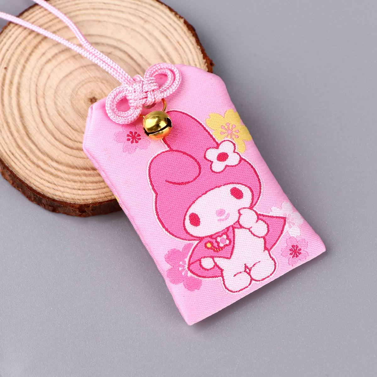 Animated Cute Cat Creative Embroidery Pray Fortune Omamori Pendant Good Luck Amulet Kimono Pray Keychain Holiday Gifts