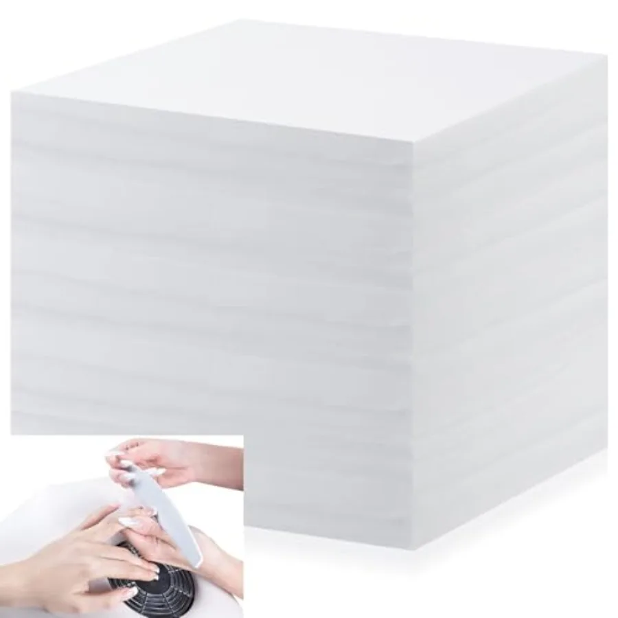

600 Sheets Nail Dust Collector Filter Paper Disposable Nail Dust Suction Collector Filters Paper Sheets Portable for Salon Spa