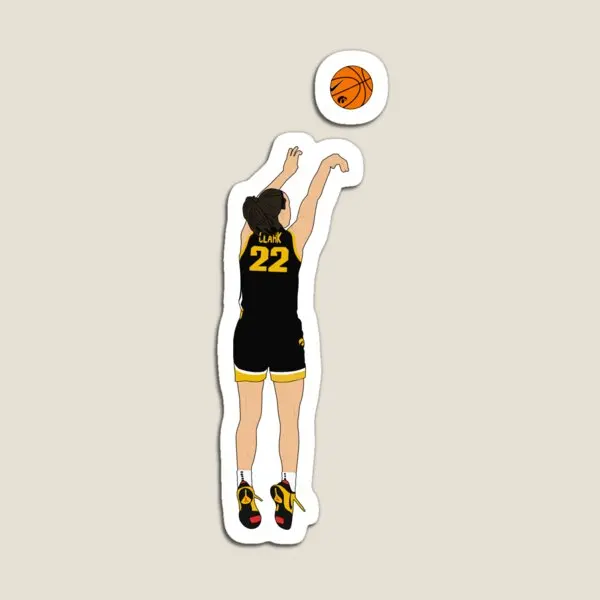 Caitlin Clark 3 Pointer  Magnet Baby Colorful Kids Decor Mag