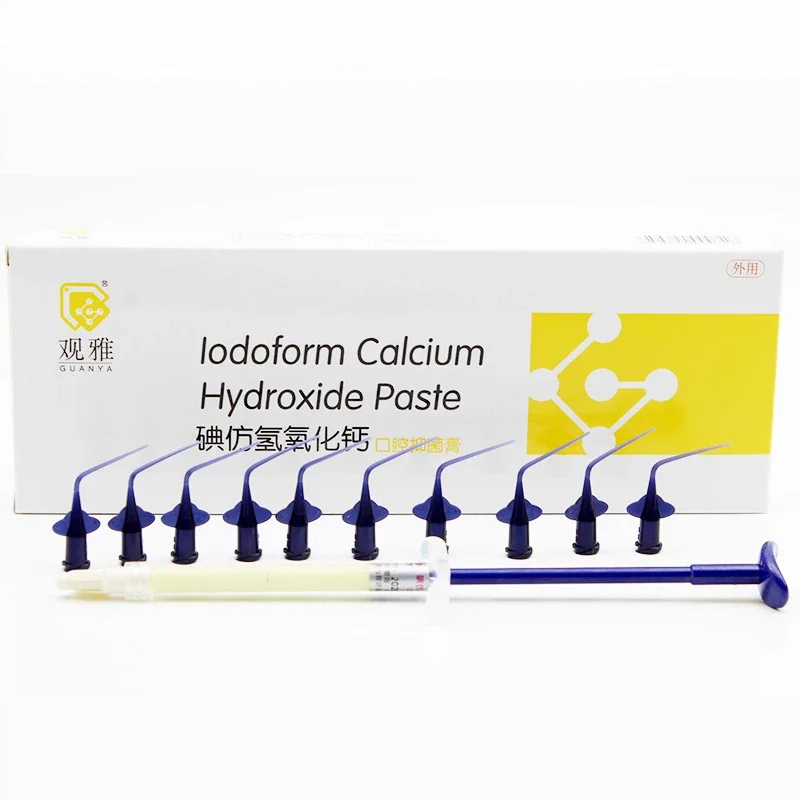 

Guanya 2g стоматологическая иodoform кальция гидроксидная паста оральный антибактериальный крем для дезинфекции корневых каналов стоматологический наполнитель материал смола