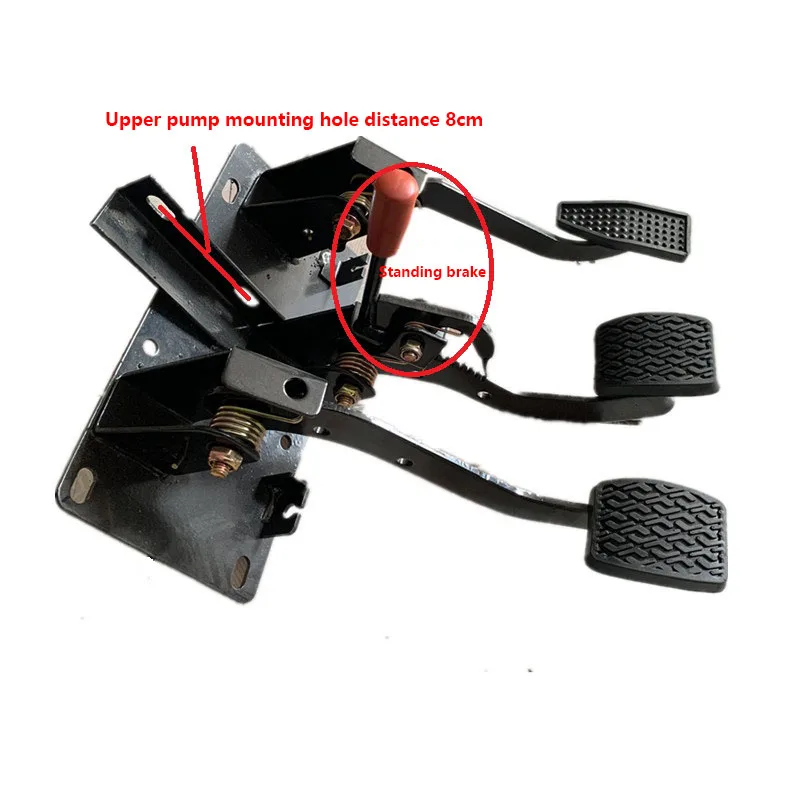 Three-Wheeler Brake Pedal Four-Wheeler Modified Oil Brake Clutch Disc Brake Foot Brake Throttle Three-In-One Foot Pedal