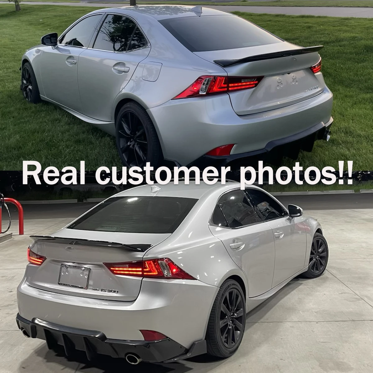 

Spoiler Fit For Lexus IS250 Duckbill IS300 IS350 IS200t 2014 2015 2016 2017 2018 2019 Arenntech Style Glossy Black Spoiler