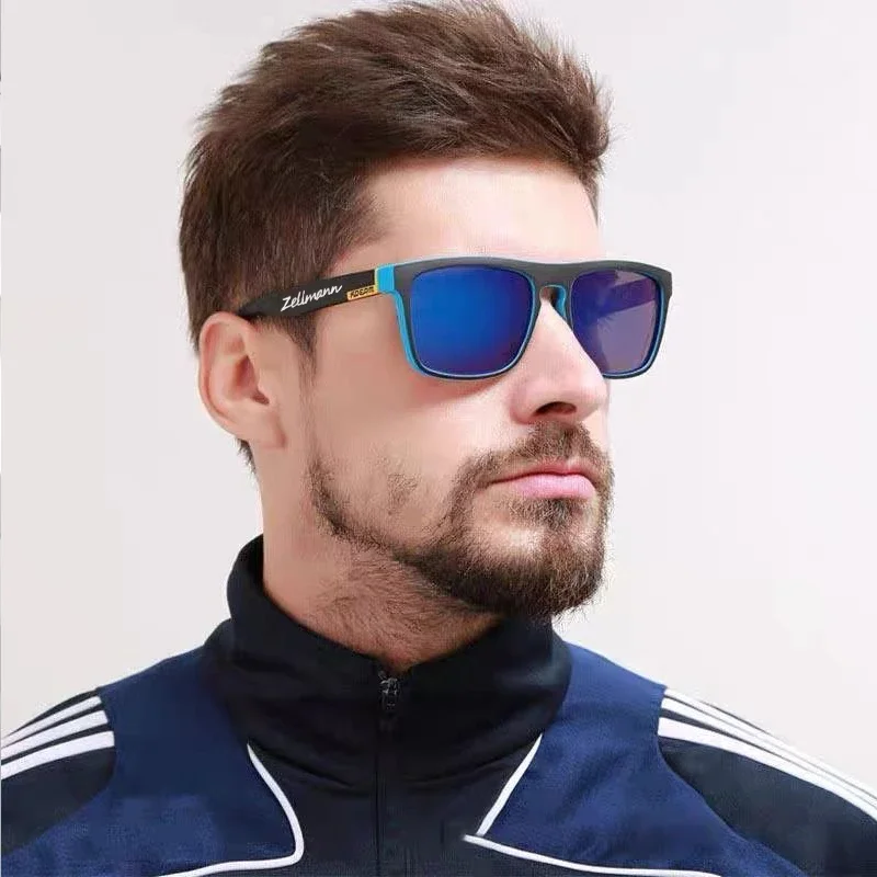 2023 New Fashion Polarized Sunglasses Color Changing Men Outdoor Sports Cycling Eyewear Road Mountain Bike Cycling Glasses image 2