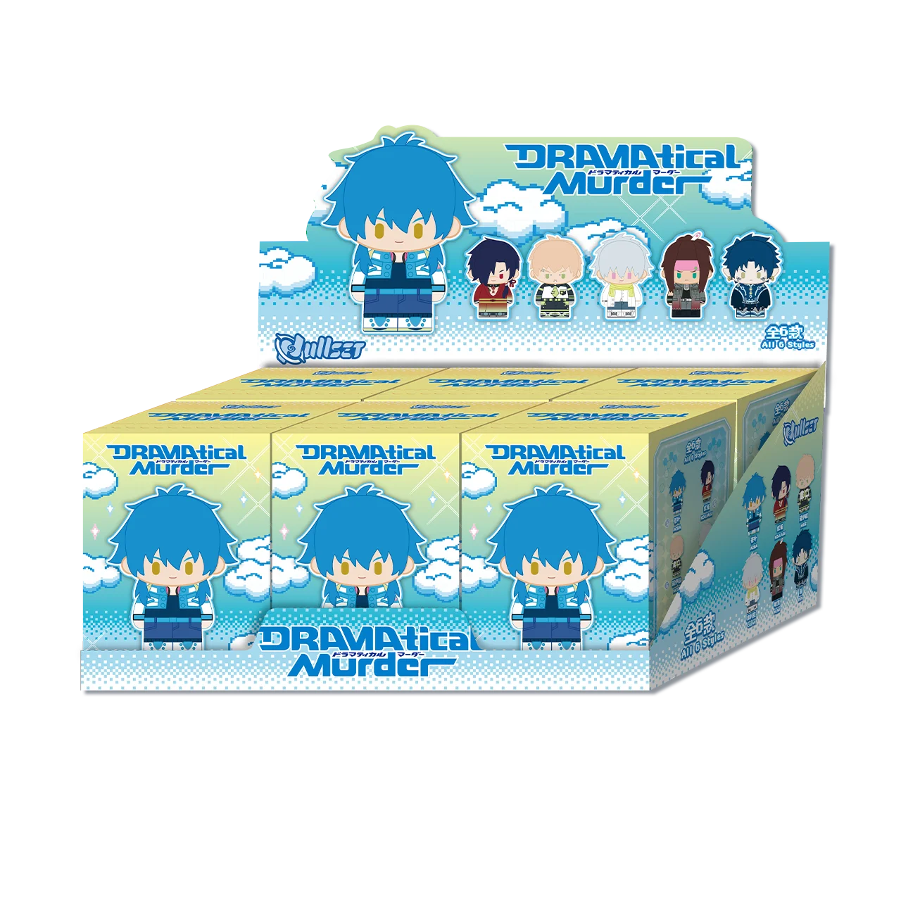 【翌日発送】DRAMAtical Murder 指人形 6体セット Genuine Nullset DRAMAtical Murder Finger Puppet Series Keychain