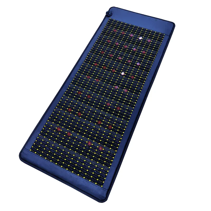 Tourmaline Massage Photon PEMF Infrared Pad Natural Crystals Magnetic Field FIR Heating Amethyst Treatment Mat