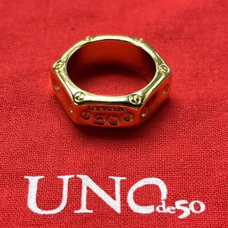 UNode50-anillo elegante para mujer, joyería romántica para vacaciones, bolsa de regalo con bolsa en Europa y América, 2023