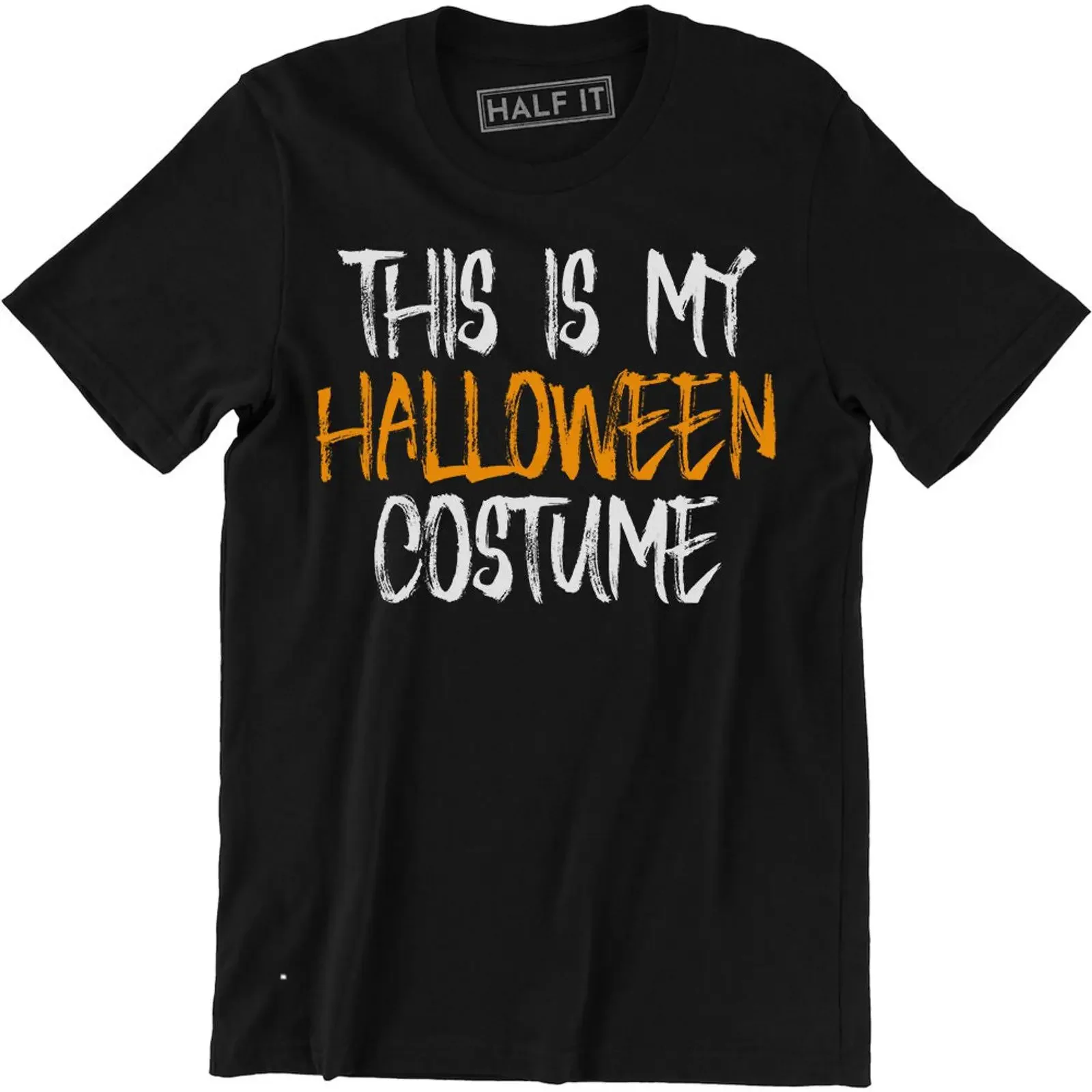This Is My Halloween Costume Men's T shirt Funny Trick Treat Holiday vintage Washed homme Comfortable Stylish streetwear