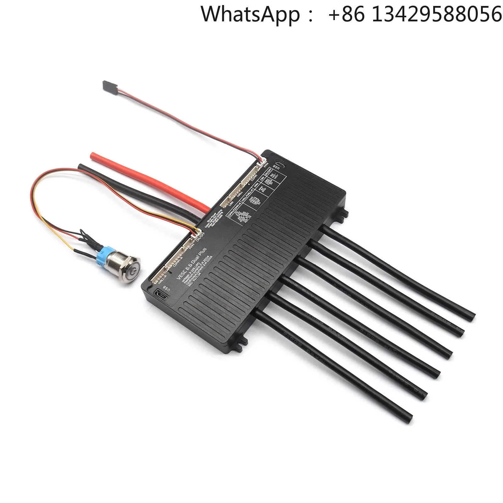 Freerchobby ESC Based on Vesc 6 Dual ESC6.6  12S 200A Skate Board AGV Go Kart Motor Controller