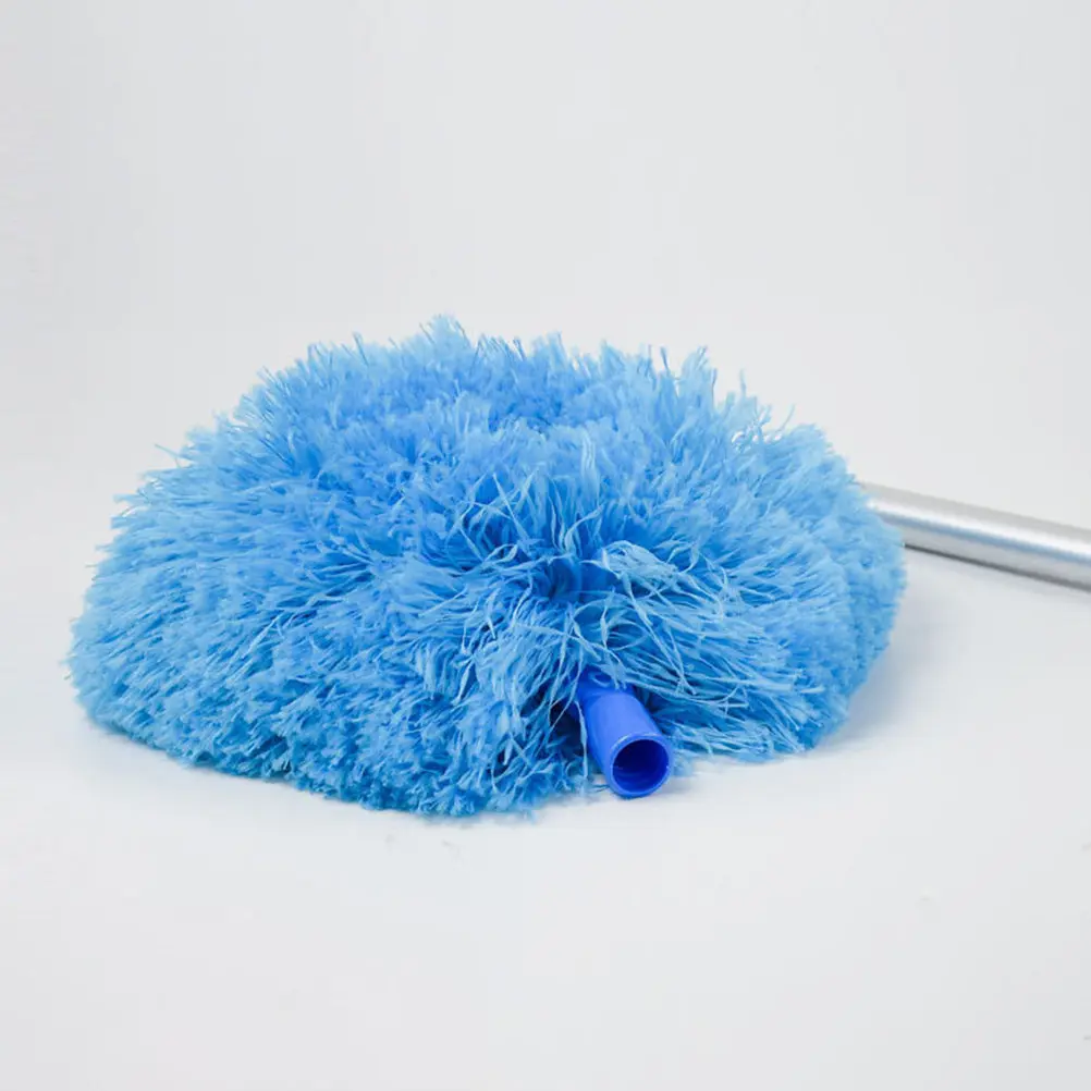 

Extendable Ceiling Duster with Long Fiber Head Detachable Extension Pole for High Ceilings Fans Blinds Lighting Fixtures Cobweb