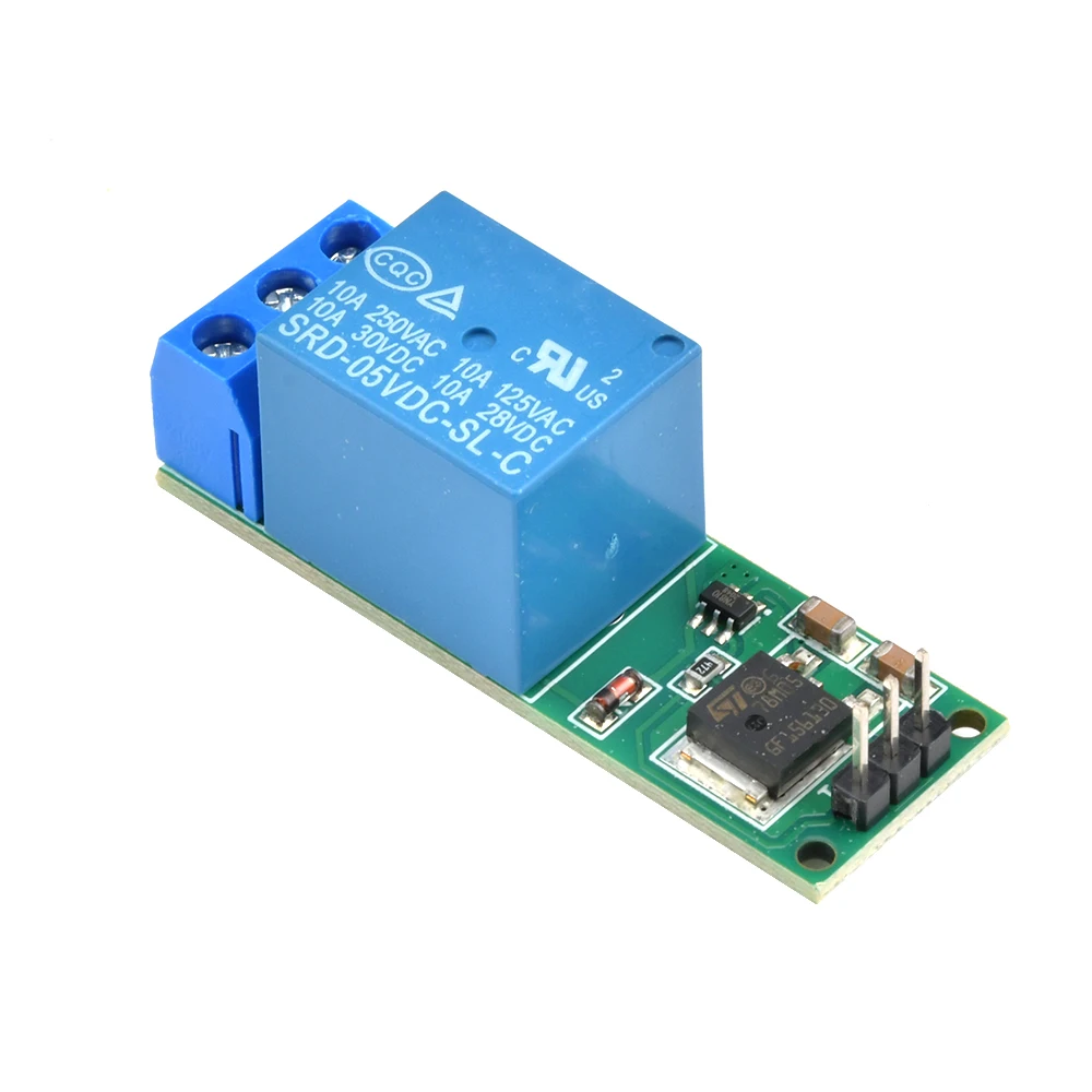 IO25B01 1 Channel DC 6-24V Relay Module Bistable State Self-locking Low Pulse Trigger Module Flip-Flop Latch Relays