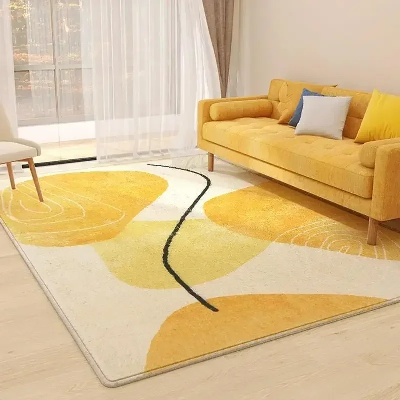 Modern Simple Living Room Decorated Carpets Bedrooms Studyroom Multi-color Fluffy Carpet Cloakroom Game Room Geometric Soft Rugs