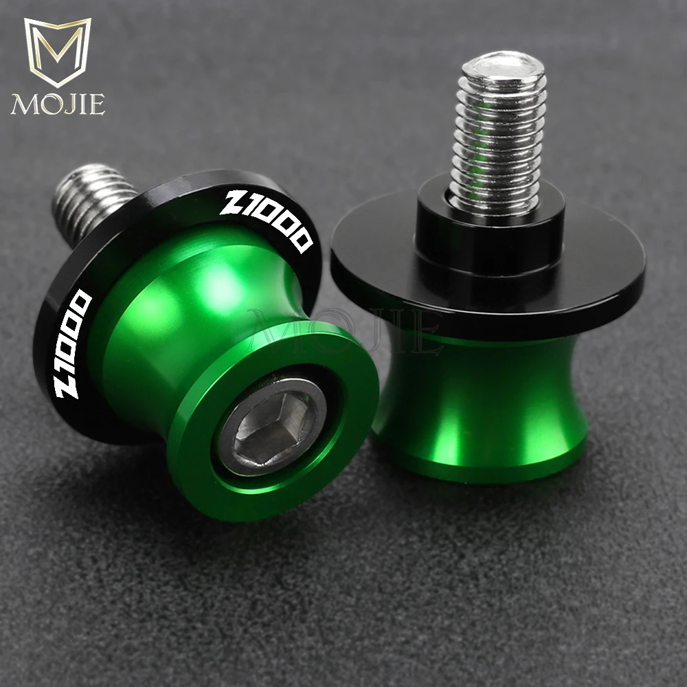 Motorcycle 8MM Swingarm Spools Rear Stand Screws Sliders For KAWASAKI Z1000 Z1000R Z1000SX Z 1000 2003-2020 2021 2022 2023 2024