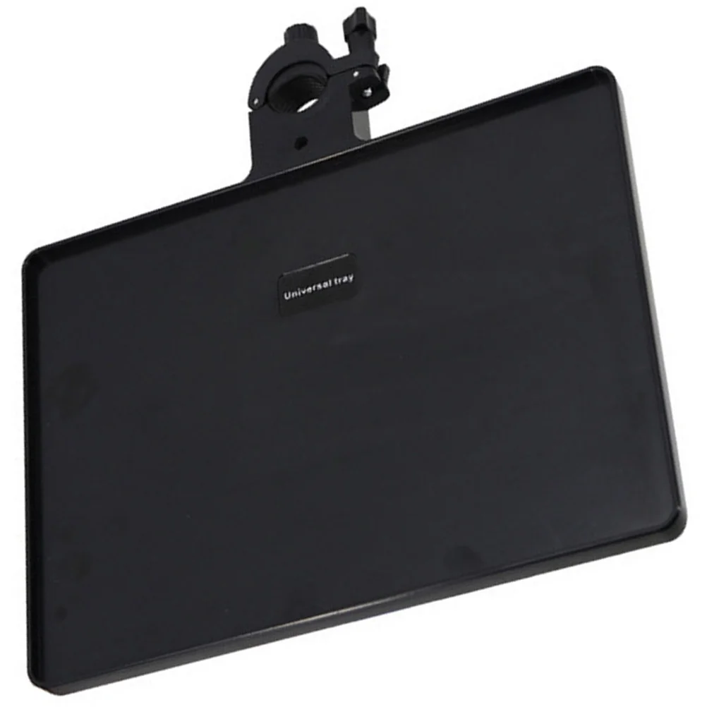 

Live Broadcast Microphone Stand Tray Sound Card Holder Adjustable Height Clamp Rack Durable Plastic Shelf Easy Clean