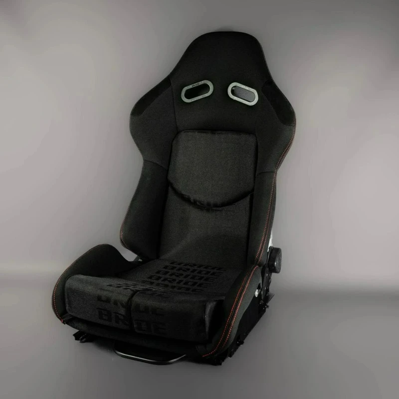 

Hot Selling Universal Pair Reclining Blue Fabric Carbon Fiber Racing Seat with Double Sliders