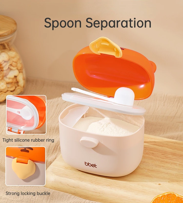 New BBET Baby Accessories Newborn Baby Food Storage Milk Powder Container Formula Milk Items Mix Container Store Baby Food Snack