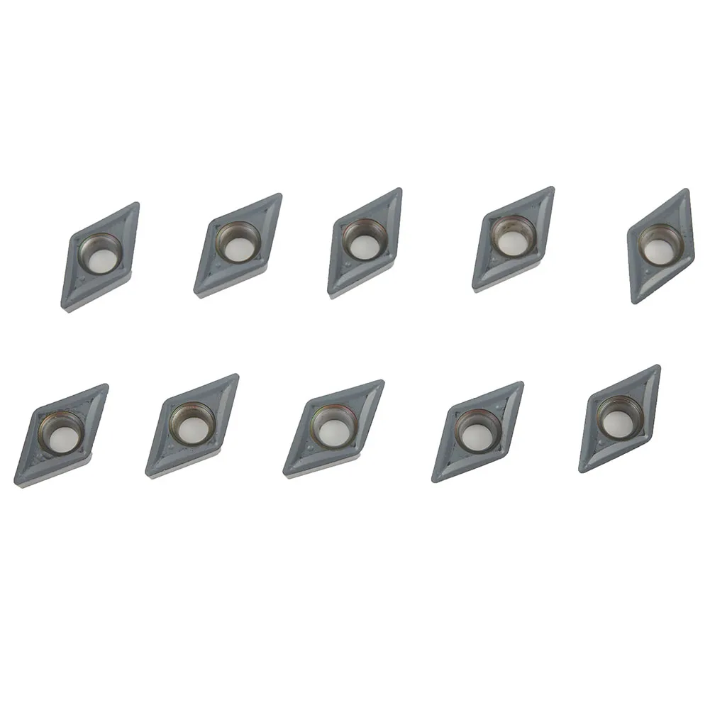 

CNC Carbide Insert 1 Box 10pcs Carbide High Grip Lathe Long Life SM IC907 Turning Milling DCMT070204 Easy Install