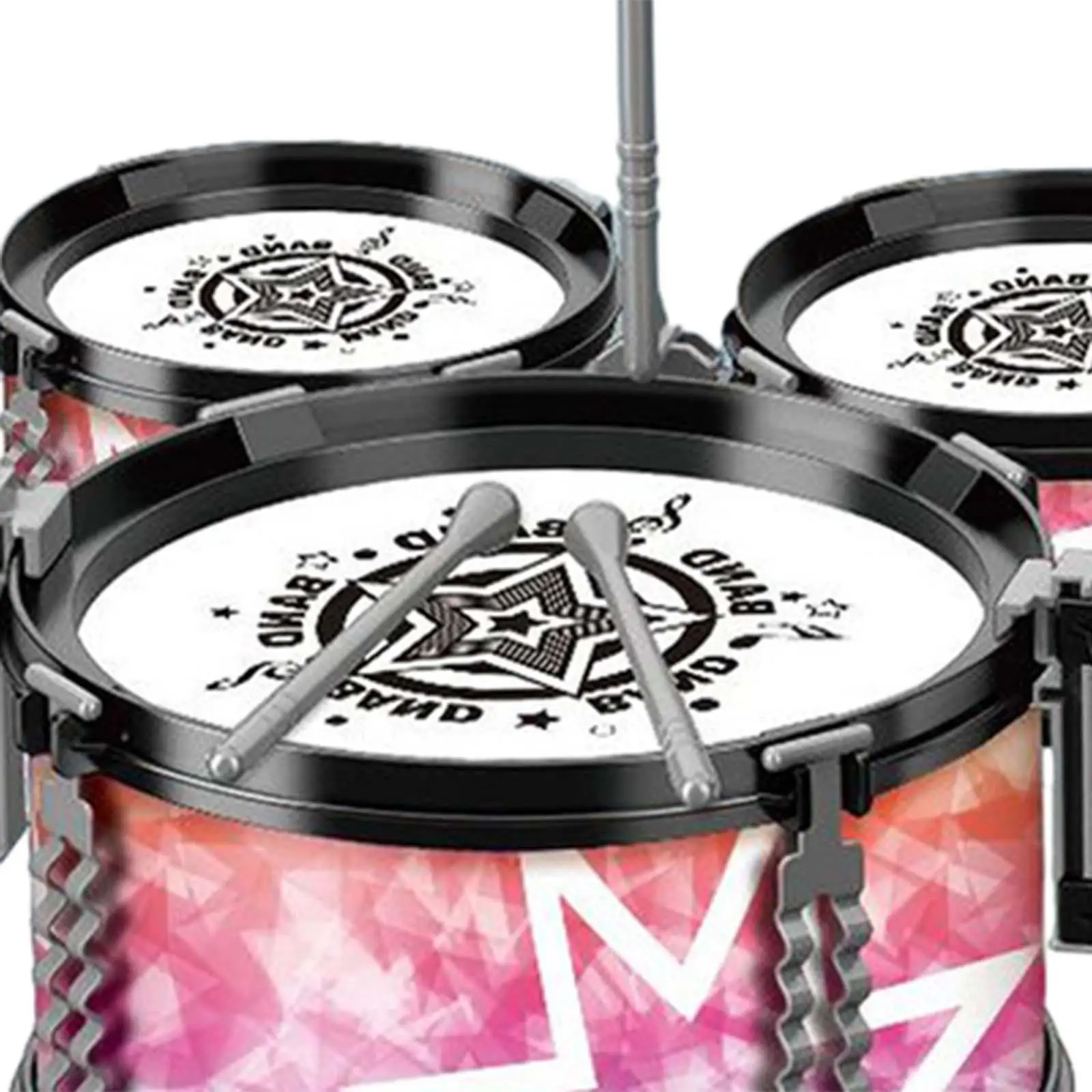 Jazz Drum Set para Crianças, Iluminação Musical, Aprendizagem Precoce, Kits de Música, Brinquedo para Festas, Presente de Aniversário para Meninos e Meninas