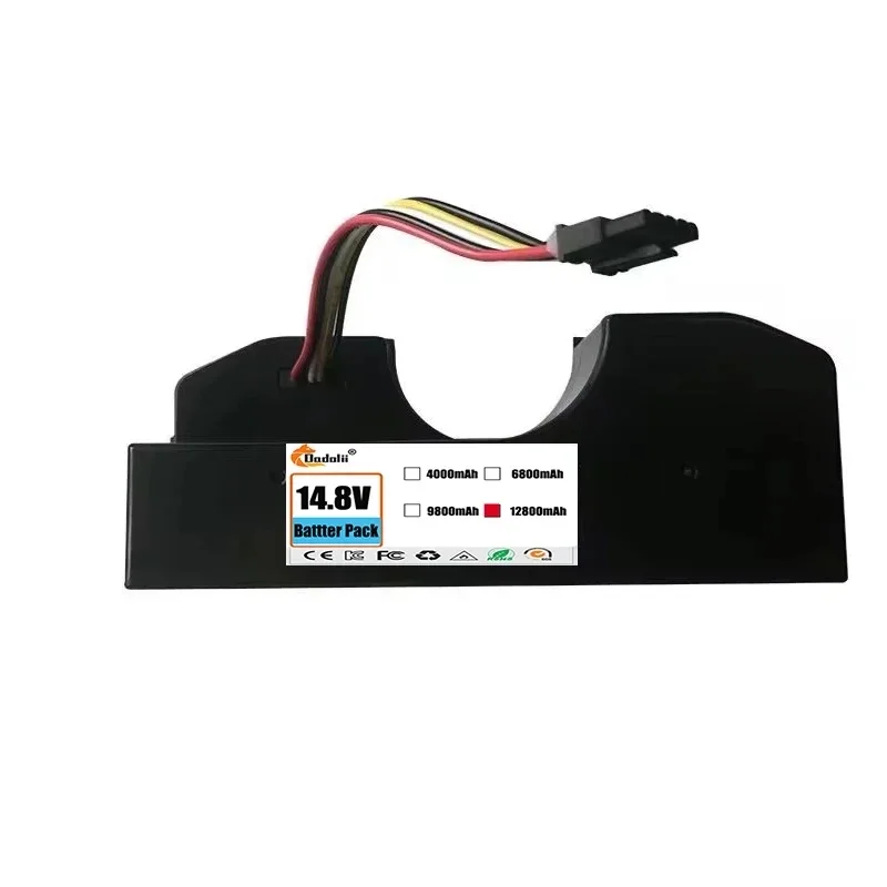 Li ion Battery 14.4V 12800mAh for Cecotec Conga 3090 3091 3092 2090 Robotic Vacuum Cleaner Conga 3090 Accessories Replacement image 2
