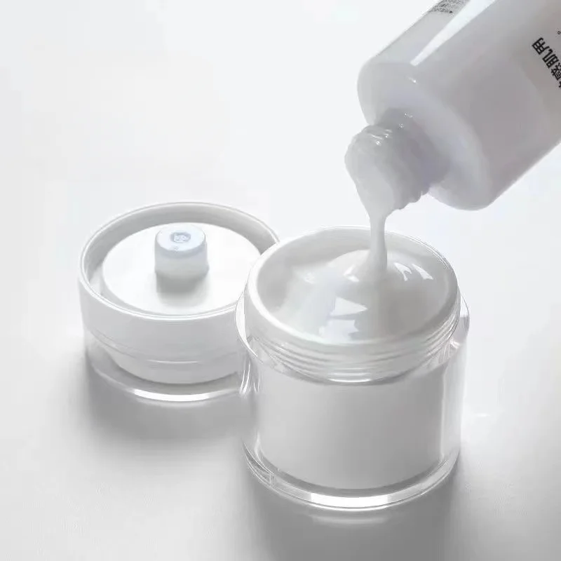 Leere Airless Pump glas nachfüllbare Cremes Gele Lotionen Spender Reise auslaufs icher Kosmetik behälter Vakuum flasche neu