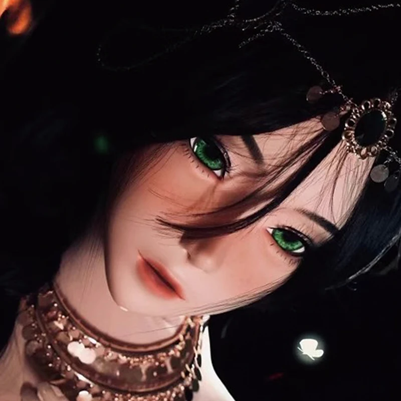 Customized Female Sweet Girl Resin Half Head/Full Head OR Kigurumi BJD Eyes Crossdress Cosplay Japanese Anime Role Mask