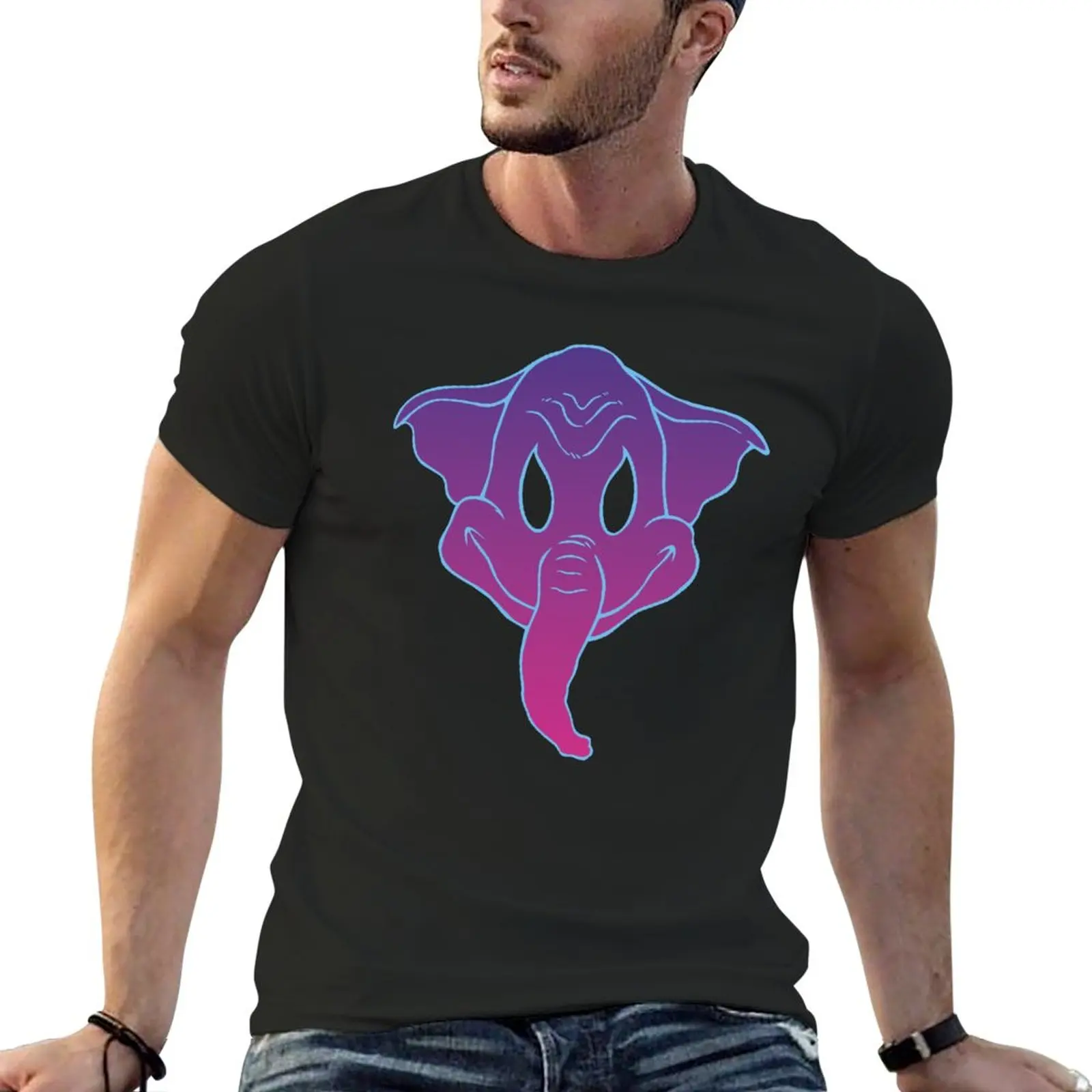 

New Elephantom T-Shirt black t shirts custom t shirts design your own kawaii clothes men clothes
