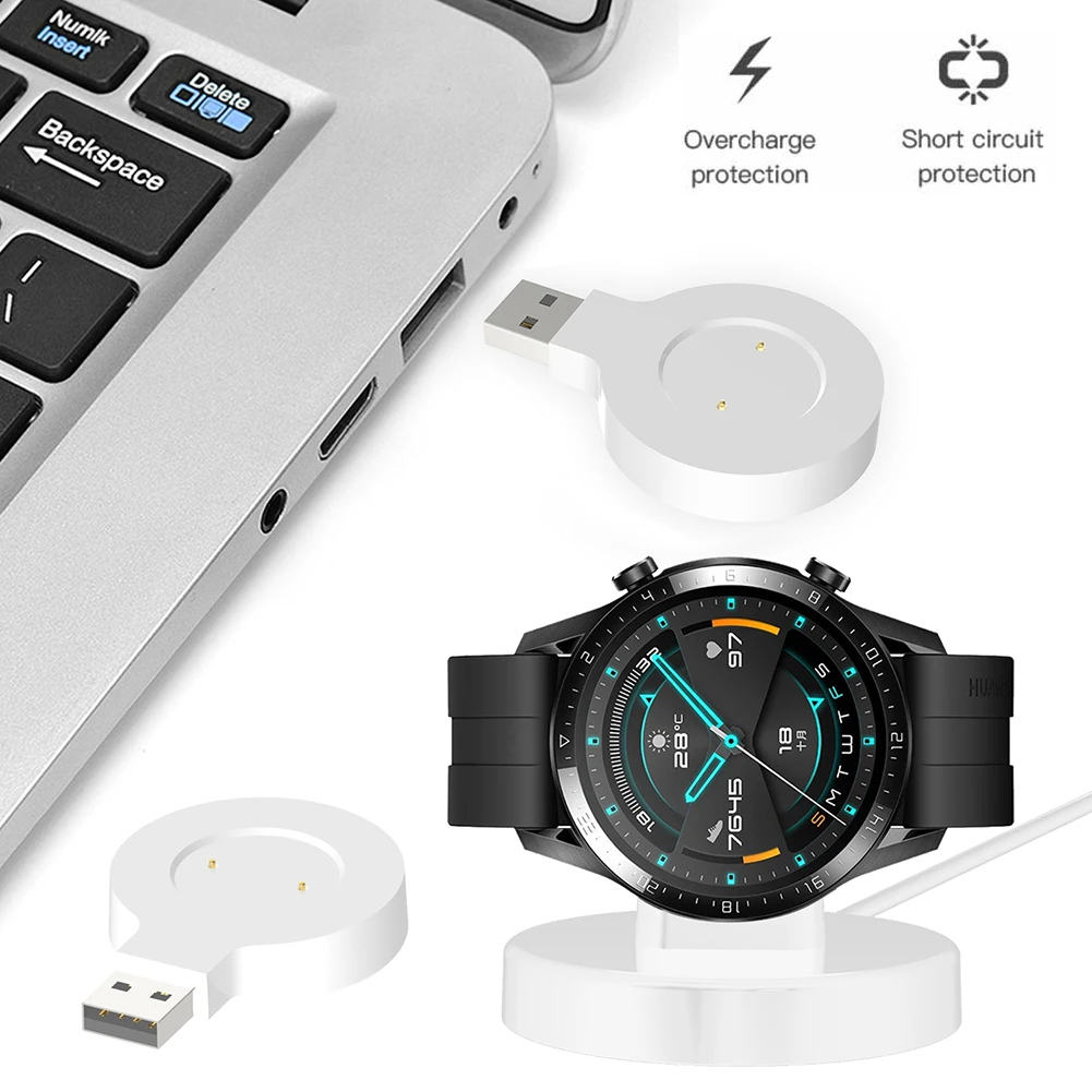 Charger for Huawei Watch GT GT2e GT2 42mm 46mm Honor Magic 1/2 GS Pro Portable USB Charging Cable Fast Charging Dock Station