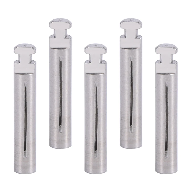 

5pcs Dental needle converter, high-speed to low-speed conversion head, stainless steel fixture, dental chuck conversion tool