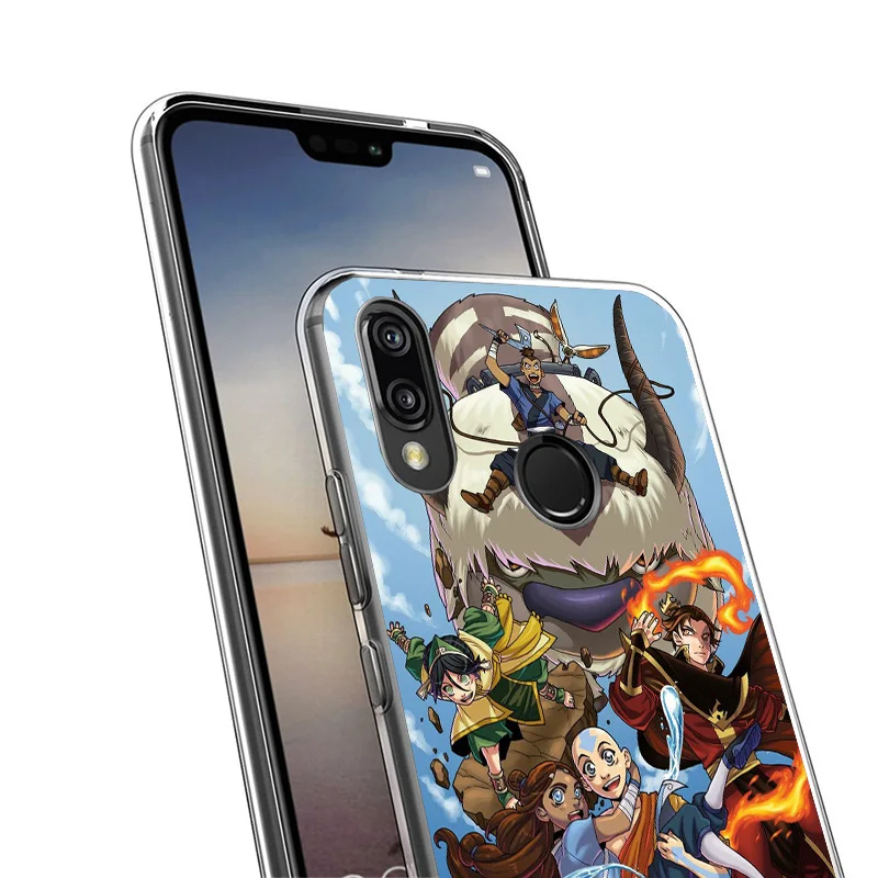 Anime Avatar The Last Airbender Phone Case For Huawei P40 P30 P20 P10 Lite Mate 20 10 Pro P Smart Z Y5 Y6 Y7 Y9 Personalized Pri