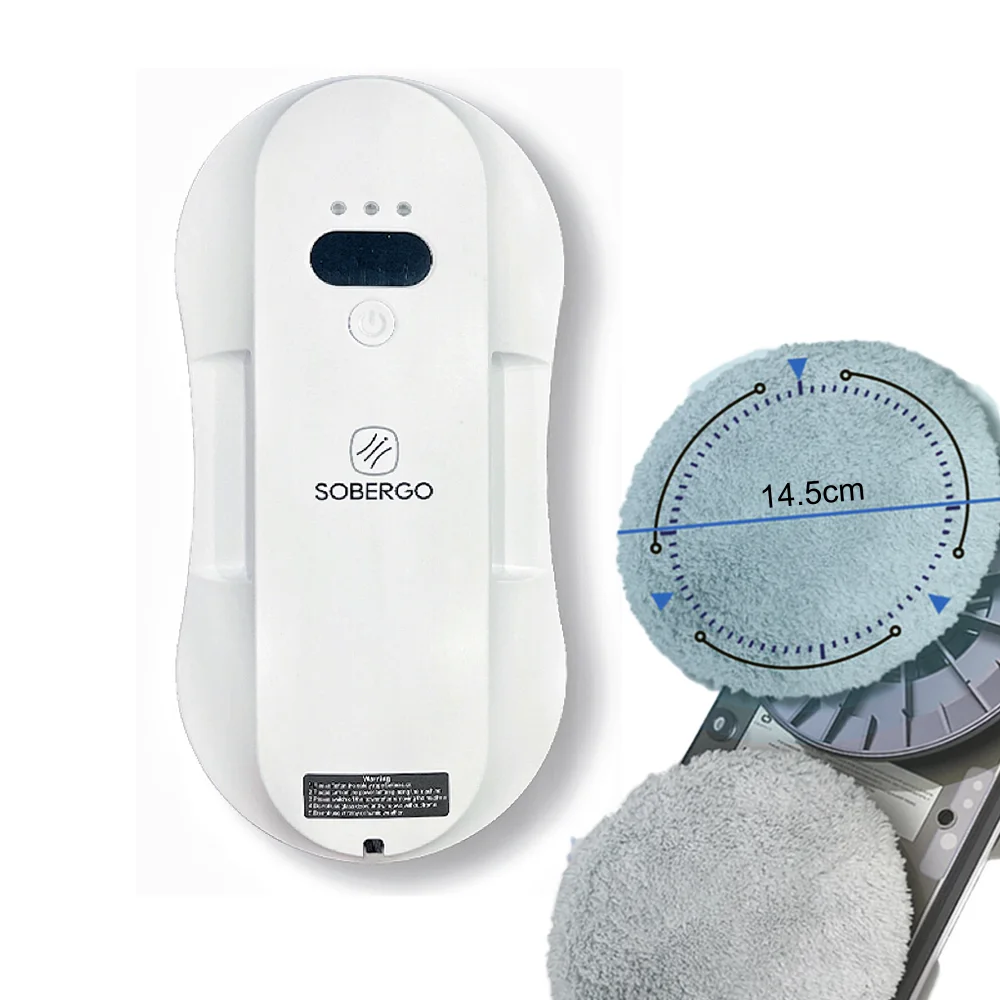 Sobergo Smart Window Robot Vacuum Cleaner Mop Cleaning Parts Accessories 14.5cm