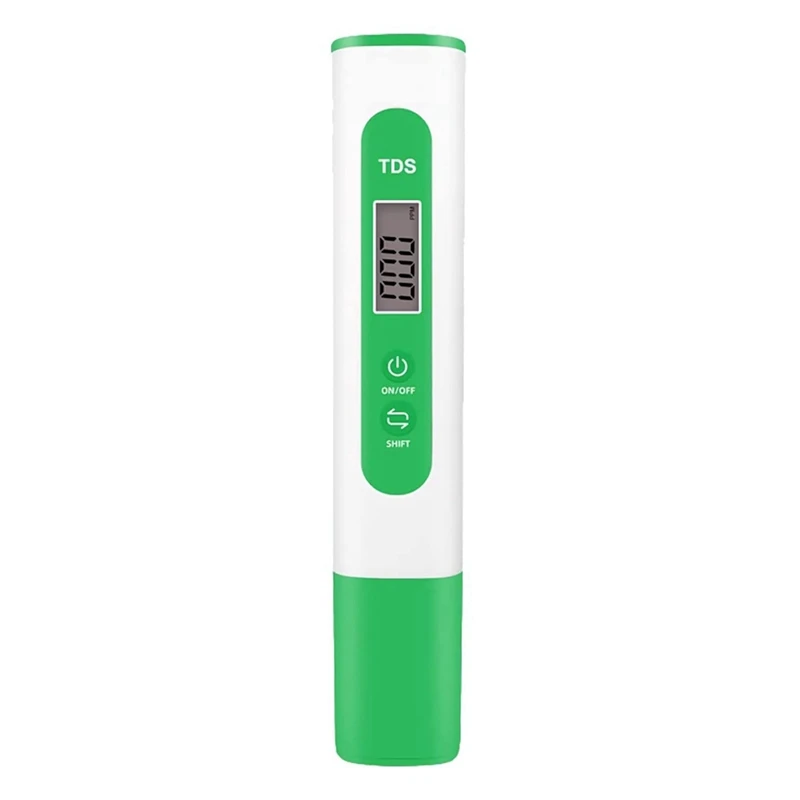 1 ชิ้นพลาสติก TDS Meter เครื่องทดสอบคุณภาพน้ําแบบดิจิตอล, 0-999 Ppm ช่วงการวัด, 1 Ppm เพิ่มขึ้น, ความแม่นยําในการอ่านข้อมูล 2%