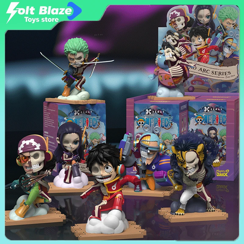 

Toptoy MightyJaxx One Piece Semi-Anatomical Series Blind Box Trendy Toys Collectible Mystery Box Luffy Anime Figure Boy Gifts