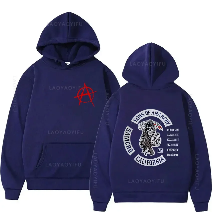 

Sons of Theme Anarchys Logo Hoody Hooded Shirt Sweatshirts for Men Men's Hoodies New & Graphic Essentials Hoodie Sweatshirt