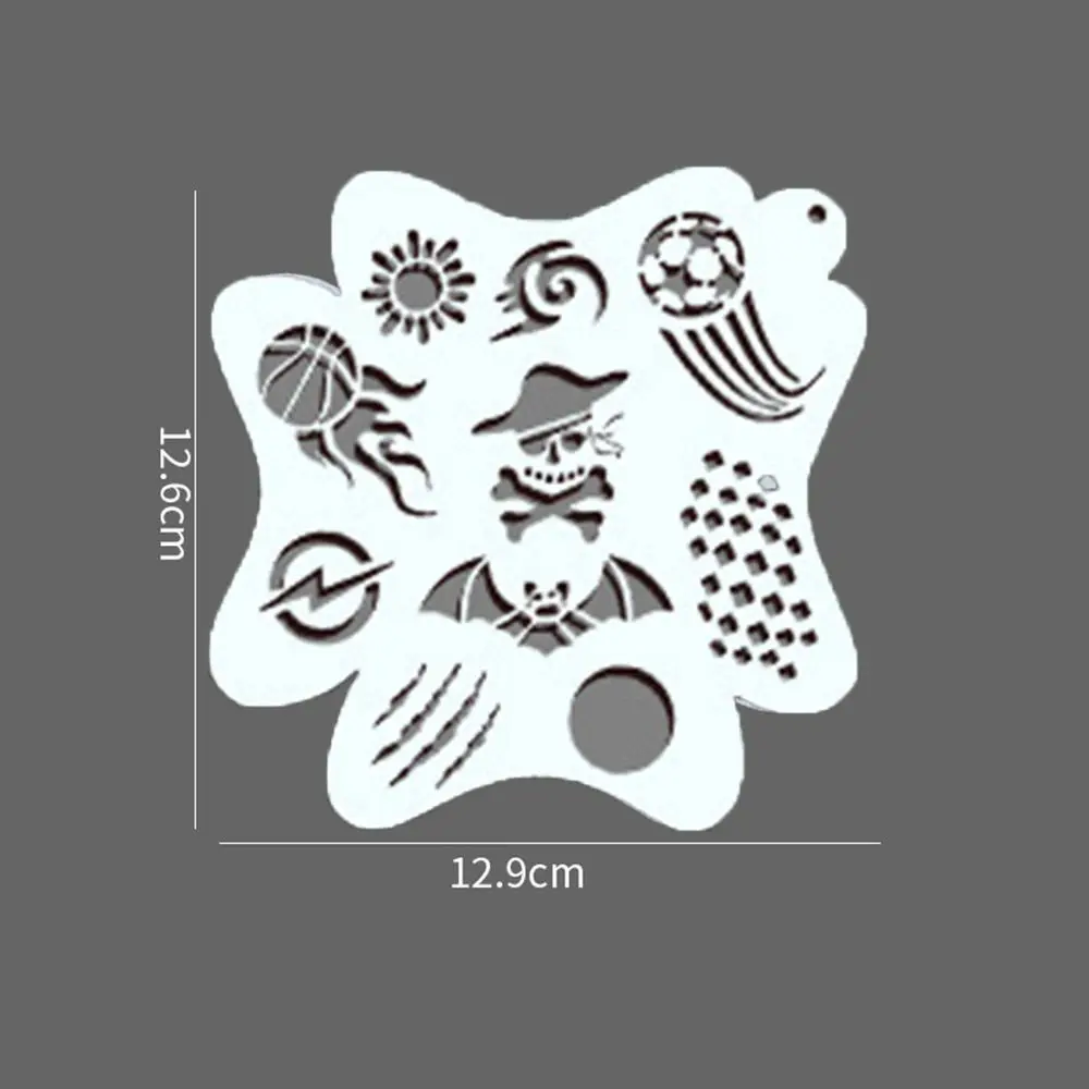 Copying Stencils Face Paint Templates DIY Craft Hollowed DIY Body Art Paint Stencils Handcraft Stamping Makeup Painting Template