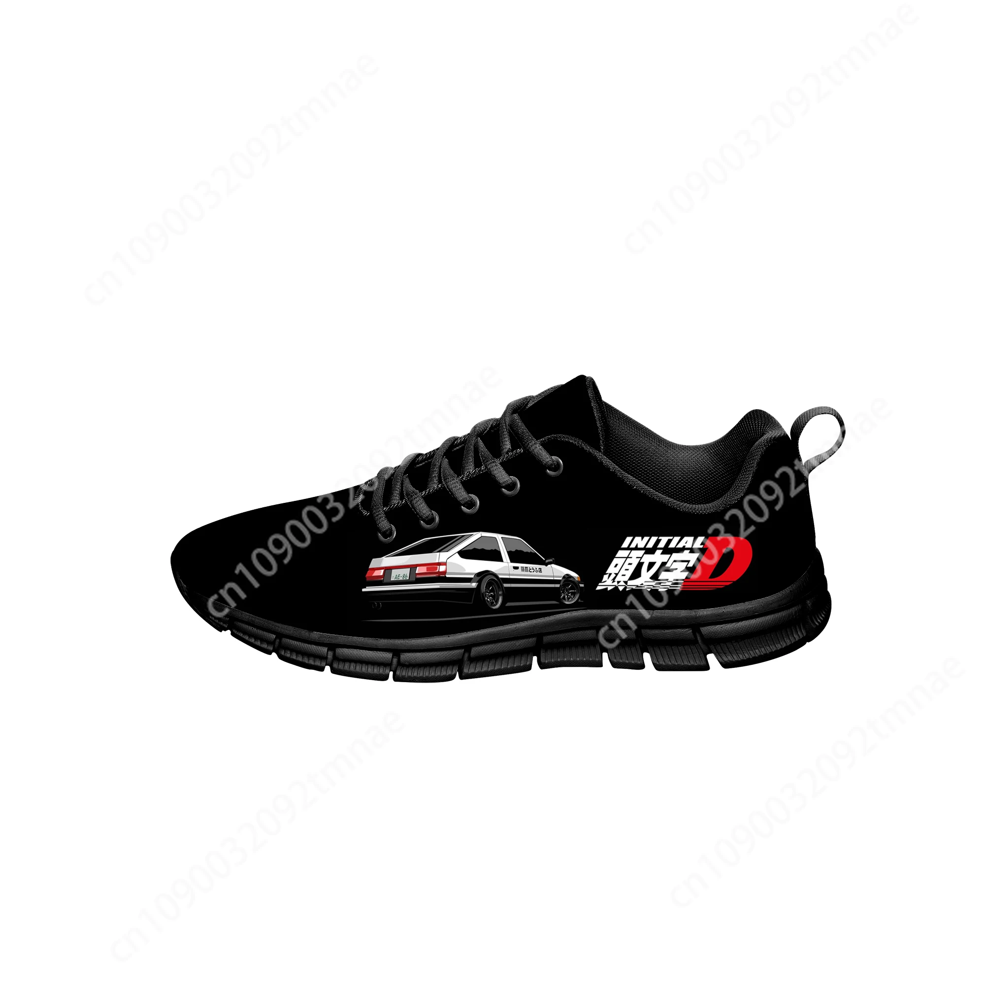 

Japanese Anime Initial D Sports Shoes Mens Womens Teenager Kids Children Sneakers Custom High Quality Couple Black Casual Shoe