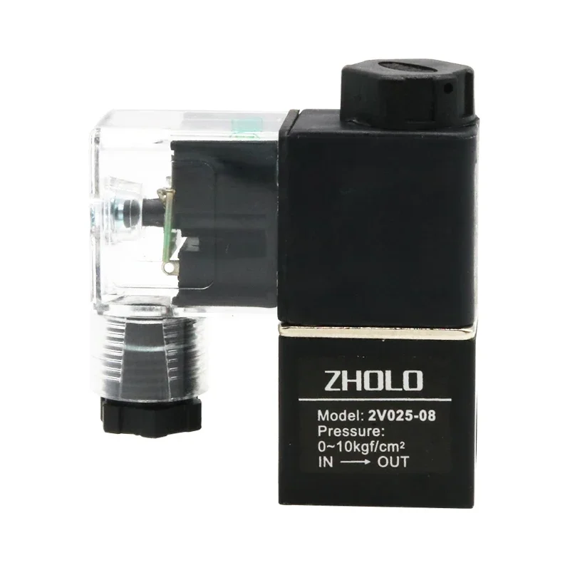 

2V025-06/08 Pneumatic solenoid valve body two-position two-way control adjustment manual thread reversal