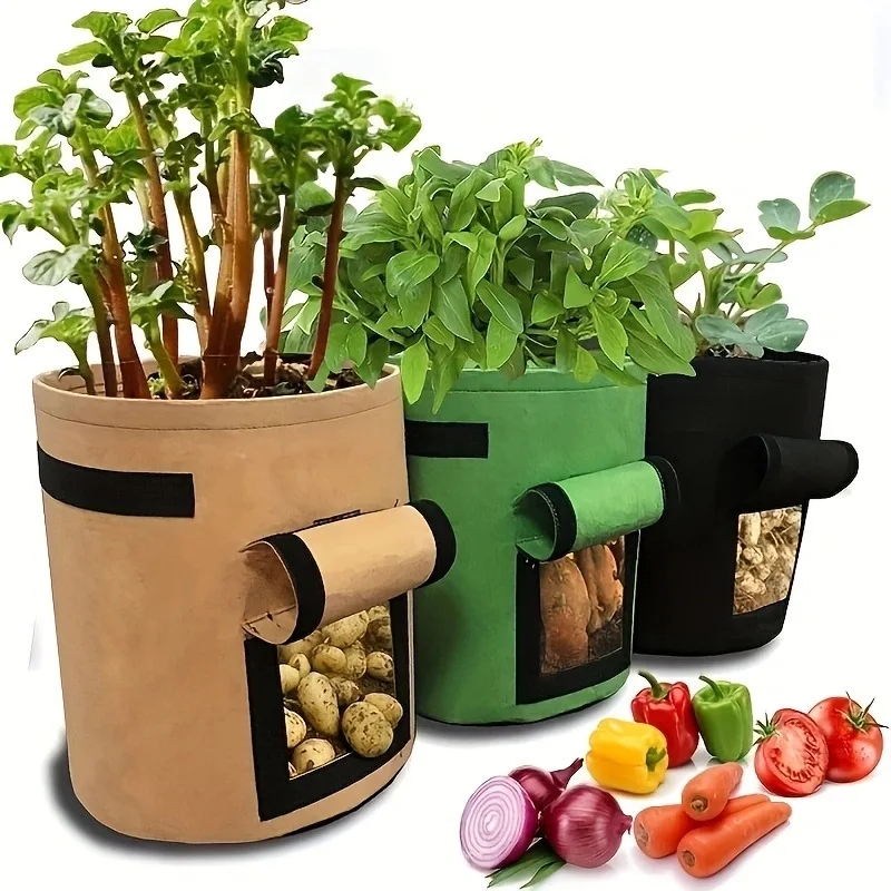 

potato planting bag, fruit and vegetable seedling, plant cultivation, planting bucket, horticultural beautiful planting bag