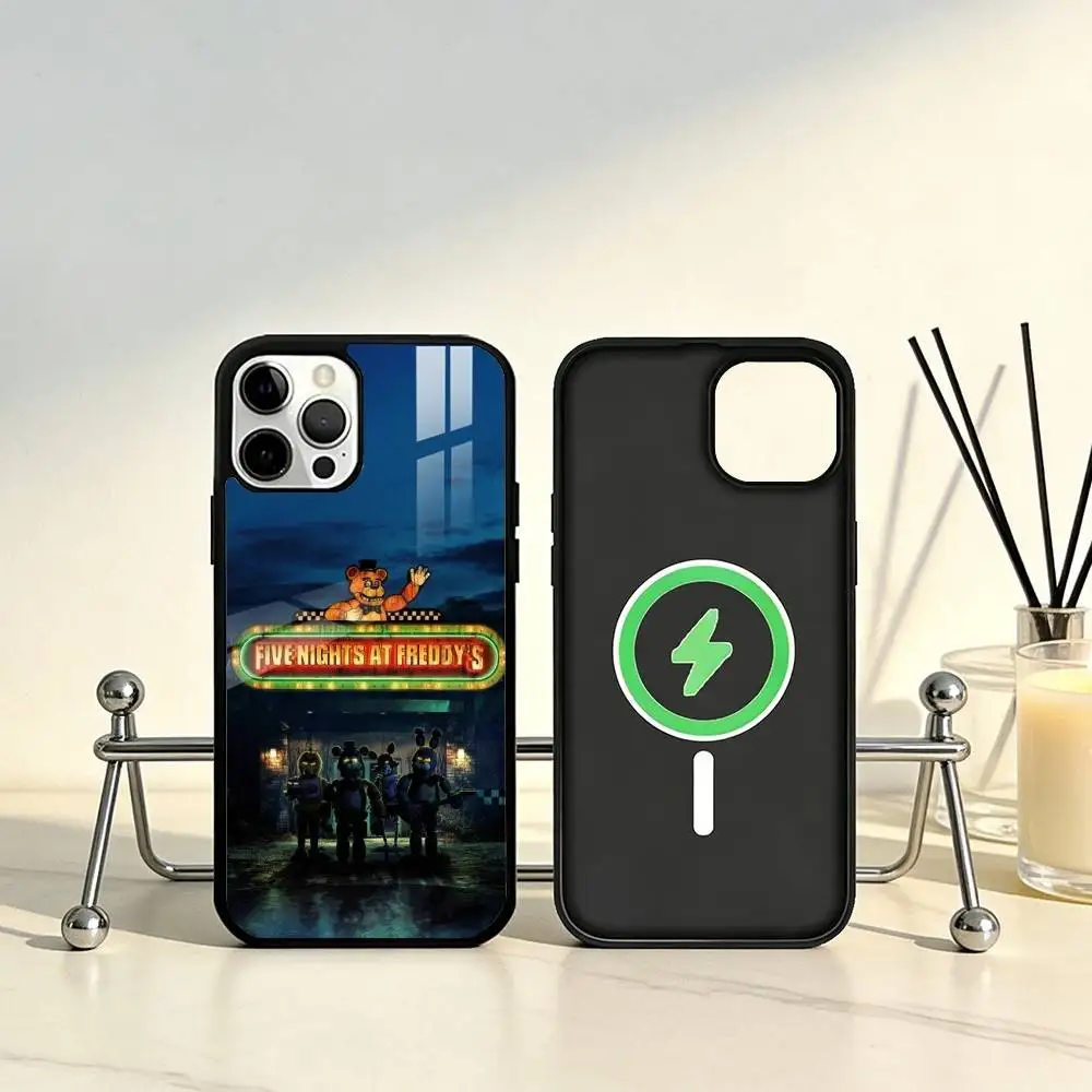 حافظة هاتف F-Freddys F-Fnaf لخمس N-Nights لهاتف iPhone17,16,15,14,13,12,11 Plus، Pro Max Magnetic للشحن اللاسلكي Magsafe #6