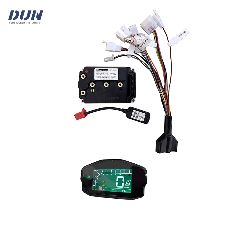 

Fardriver MINI12 mini12 72260 48V-72V Max DC 80A Phase 160A Hall Sensor Controller with DKD Display for 1000-1500W Motor