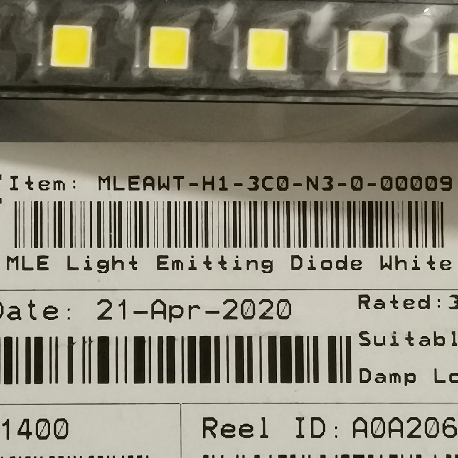 

50Pcs/ MLEAWT-H1-CCAZ-A002E3 3535 0.5-1 5W high brightness 5000K white LED